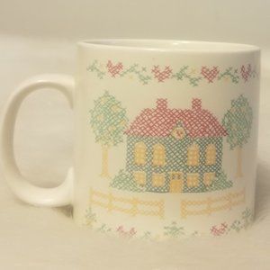 Russ Berrie Stoneware Coffee Mug Vtg